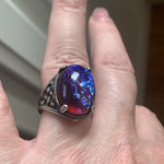 Dragon's Breath Ring - Sterling Silver - Vintage