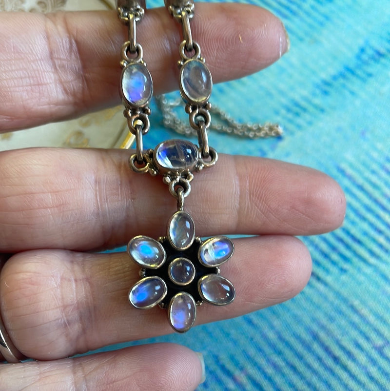 moonstone-flower-necklace-sterling-silver-vintage