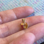 ruby-swirl-pendant-14k-gold-vintage