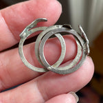 Fede Gimmel Ring - Sterling Silver - Vintage