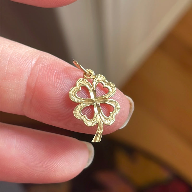 four-leaf-clover-pendant-14k-gold-vintage-2