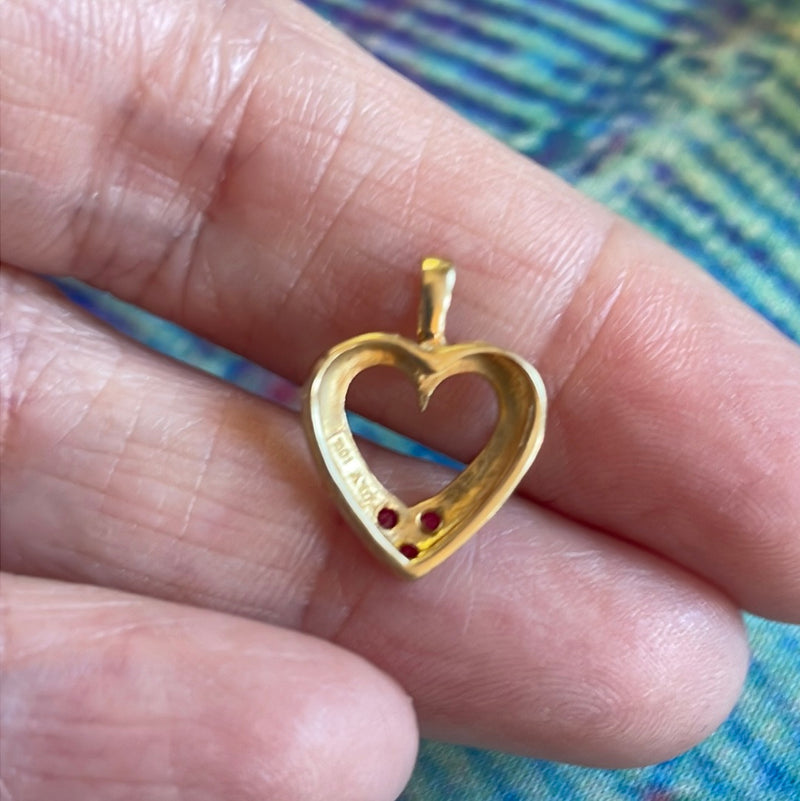 ruby-heart-pendant-10k-gold-vintage