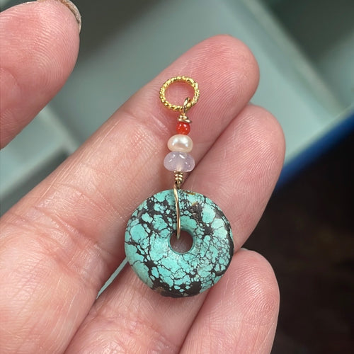 turquoise-pendant-moon-quartz-pearl-and-coral-gold-filled-handmade