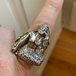 Mermaid Ring - Sterling Silver - Vintage