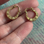 patterned-hoop-earrings-14k-gold-vintage-3