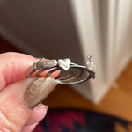 Fede Gimmel Ring - Sterling Silver - Vintage