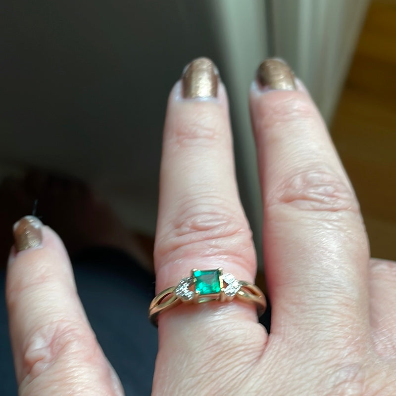 Vintage Green Tourmaline Ring/tourmaline Engagement Ring/oval Tourmaline  Gold Ring/october Birthstone/green Engagement Ring/14k Gold Ring - Etsy