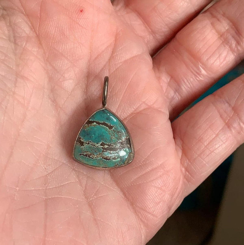 turquoise-pendant-sterling-silver-vintage-1